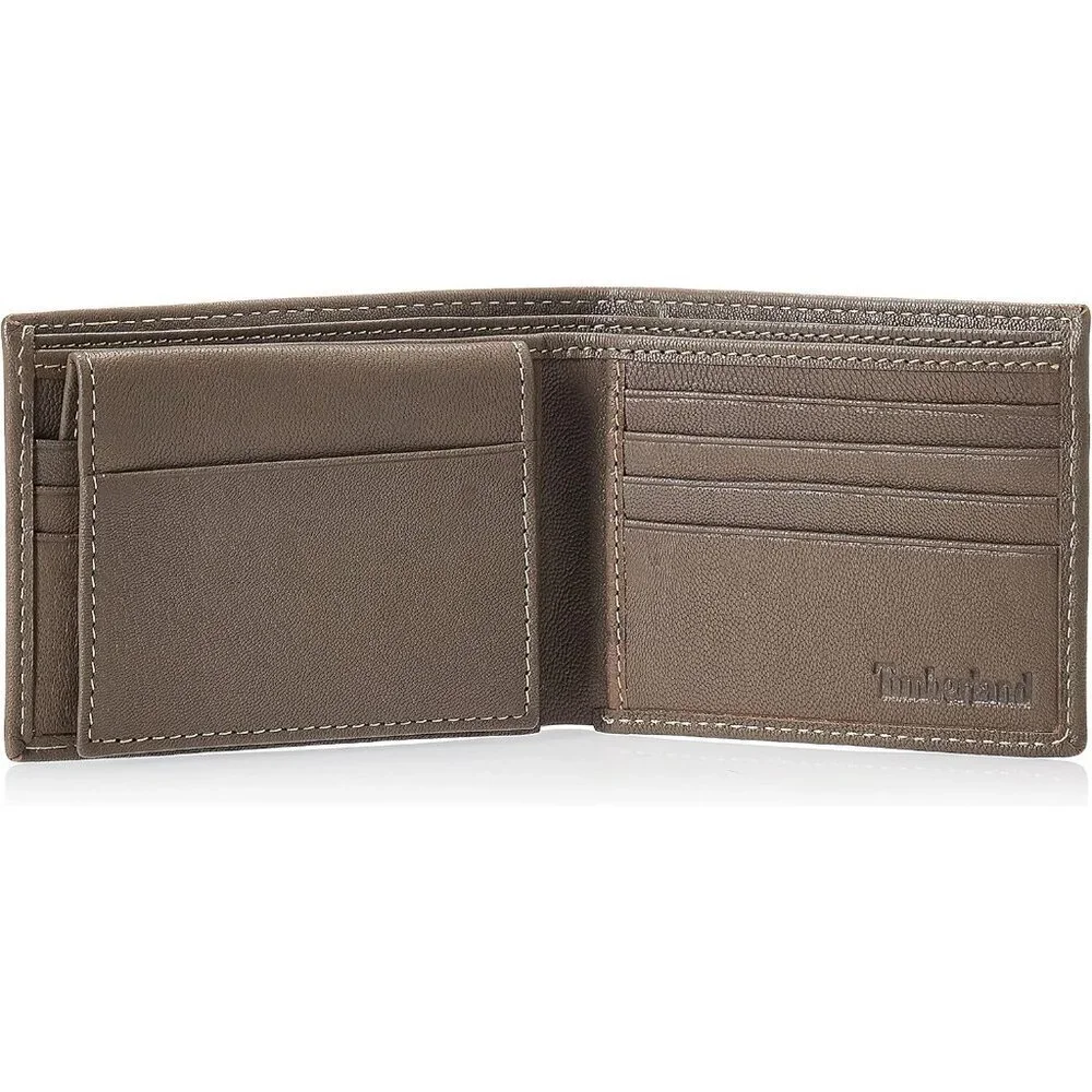 Men's Imported Genuine Leather Luxury Charcoal Bill Pockets Wallet Card Design